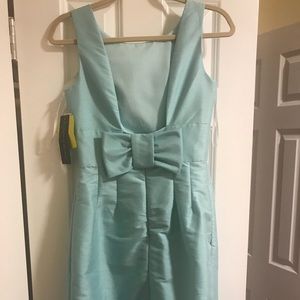Alfred Sung Bridesmaid/cocktail dress bow back